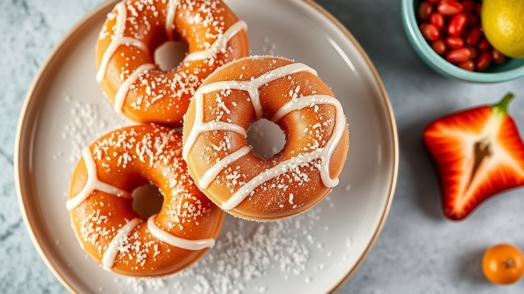 Air Fryer Yeast Donuts with Icing Sugar