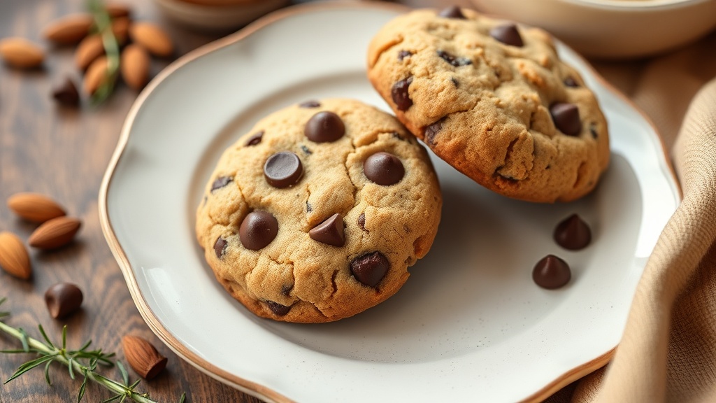 Almond Flour Chocolate Chip Cookies