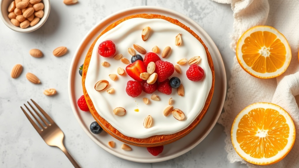 Almond Honey Yogurt Cake