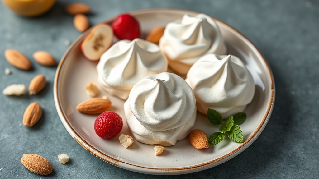 Almond Meringue Cookies