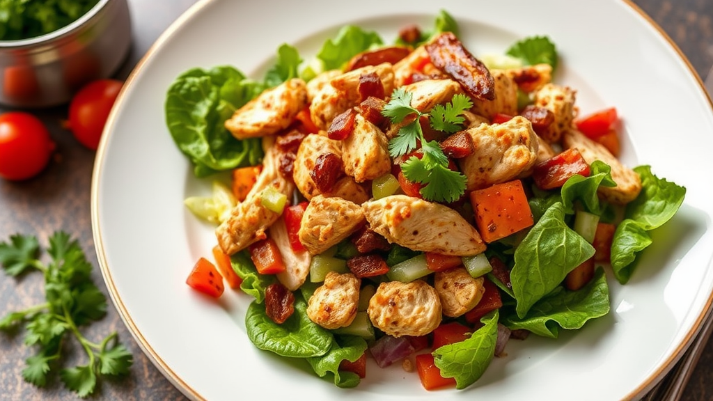 American-Style Barbecue Chicken Salad