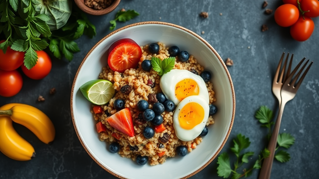 Anti-Inflammatory Quinoa Breakfast Bowl