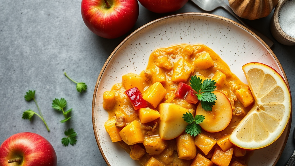 Apple Curry Casserole