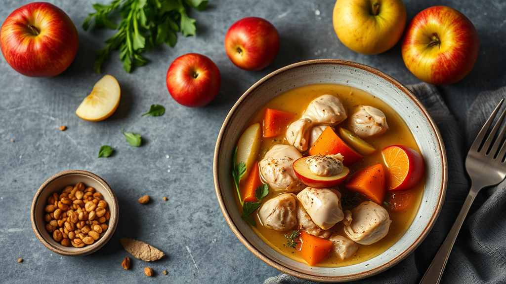 Apple Mayo Chicken Stew