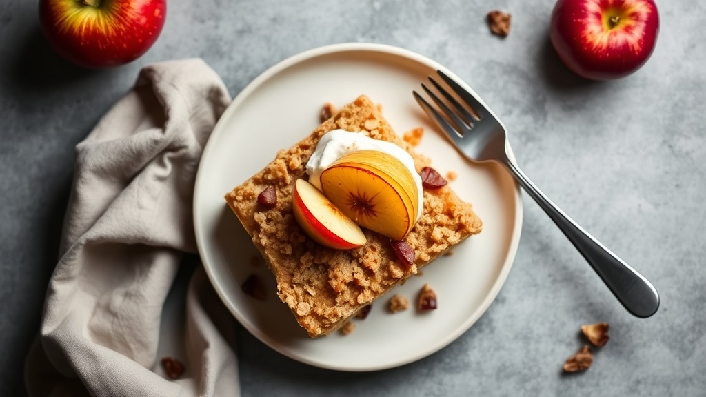 Apple Oatmeal Yogurt Bake