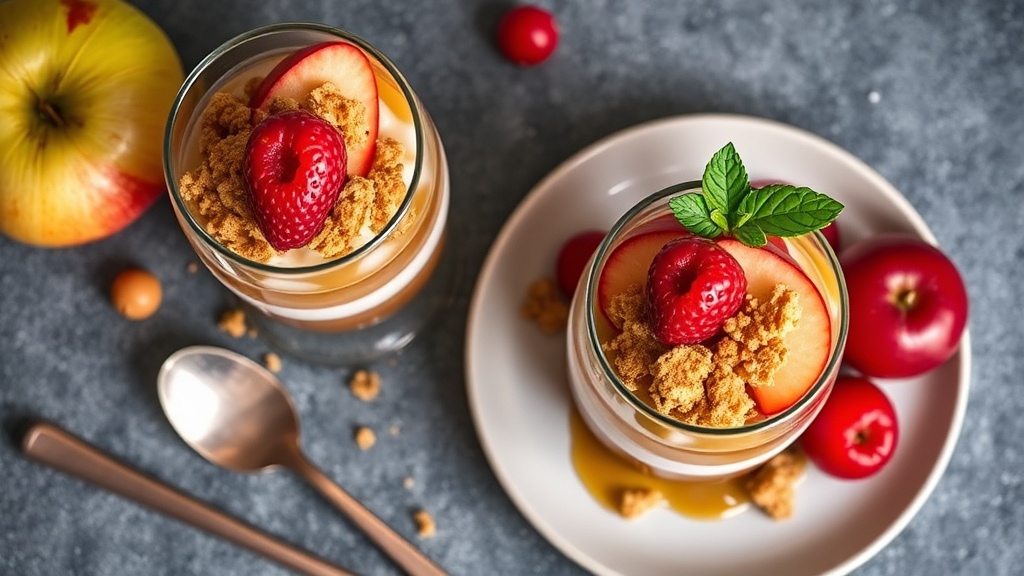 Apple Pie Graham Cracker Parfaits