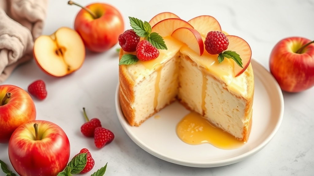 Apple Vanilla Pudding Cake