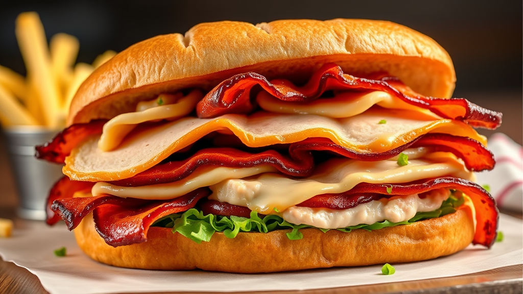 Arby's Roast Turkey Ranch & Bacon Sandwich (Copycat Recipe)