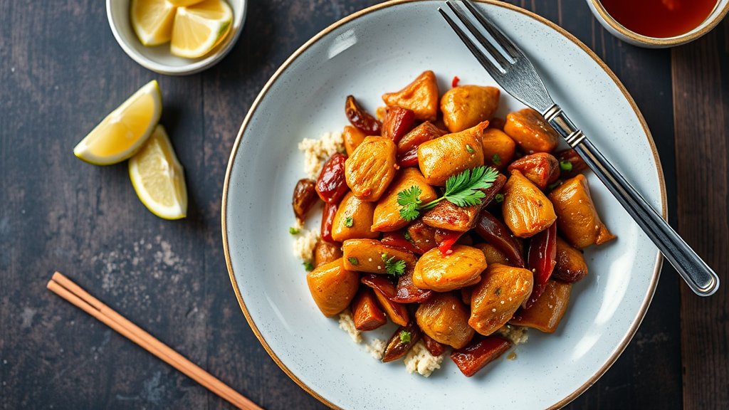 Aussie-Asian Stir-Fry with Ginger Soy Chicken