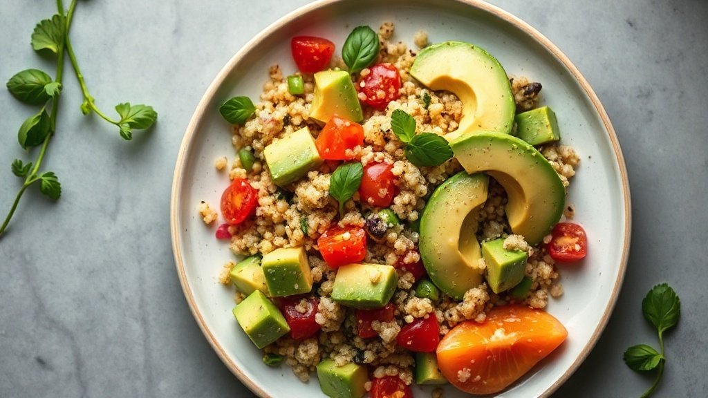 Avocado and Quinoa Salad with Citrus Dressing