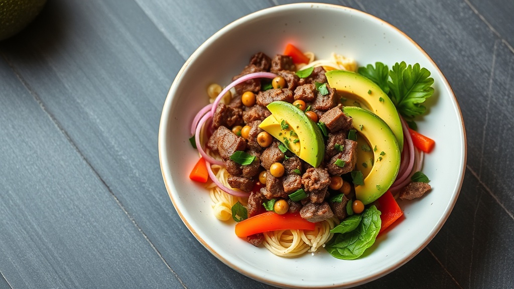 Avocado Beef Bowl