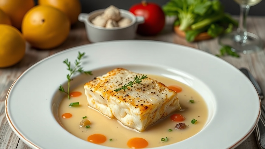 Baked Cod and Potato Soup