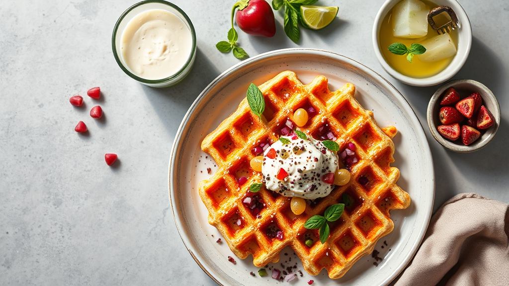Baking Soda and Vinegar Waffles