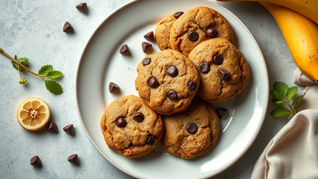 Banana Bread Chocolate Chip Cookies