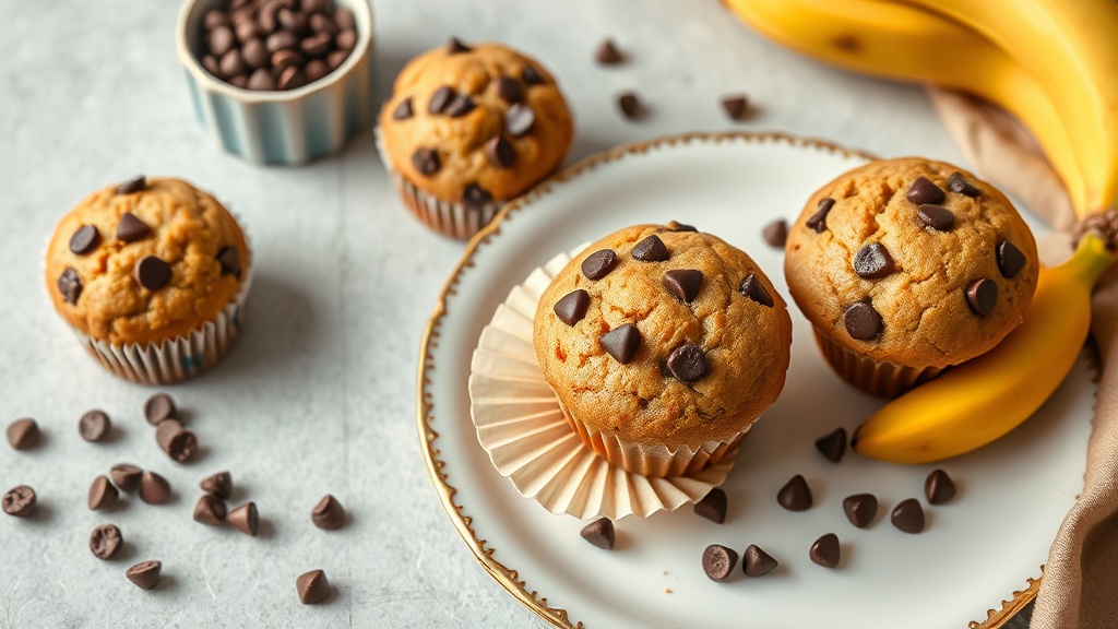 Banana Chocolate Chip Muffins