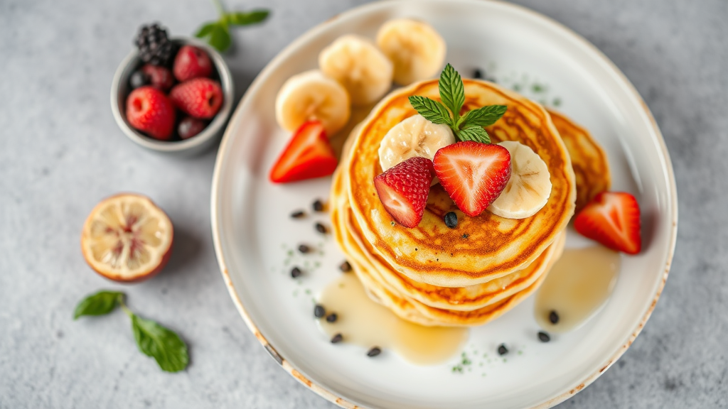 Banana Egg Pancakes
