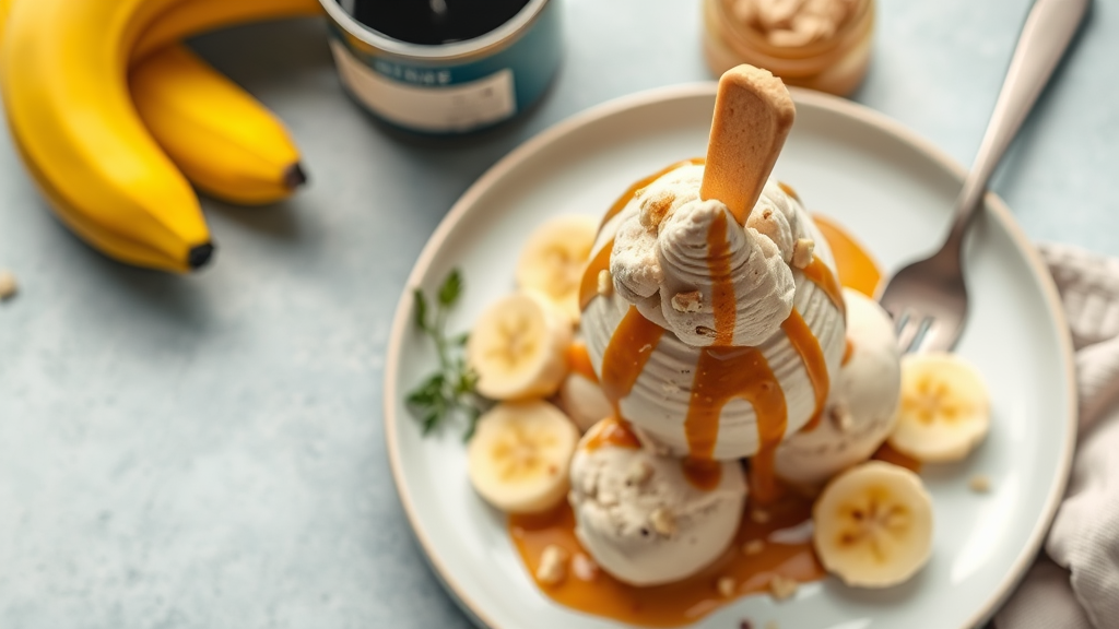 Banana Peanut Butter Turkey Ice Cream