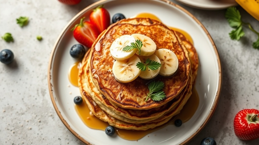 Banana Sourdough Discard Pancakes