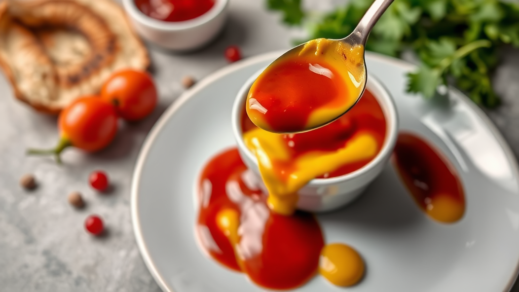 BBQ Ketchup Mustard Sauce with a Twist