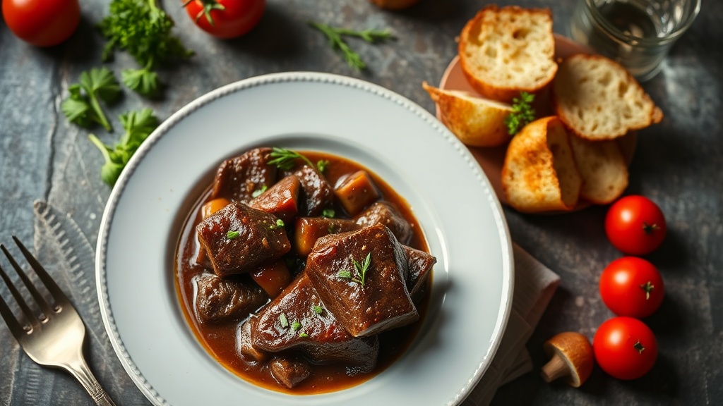 Beef Bourguignon with a Twist