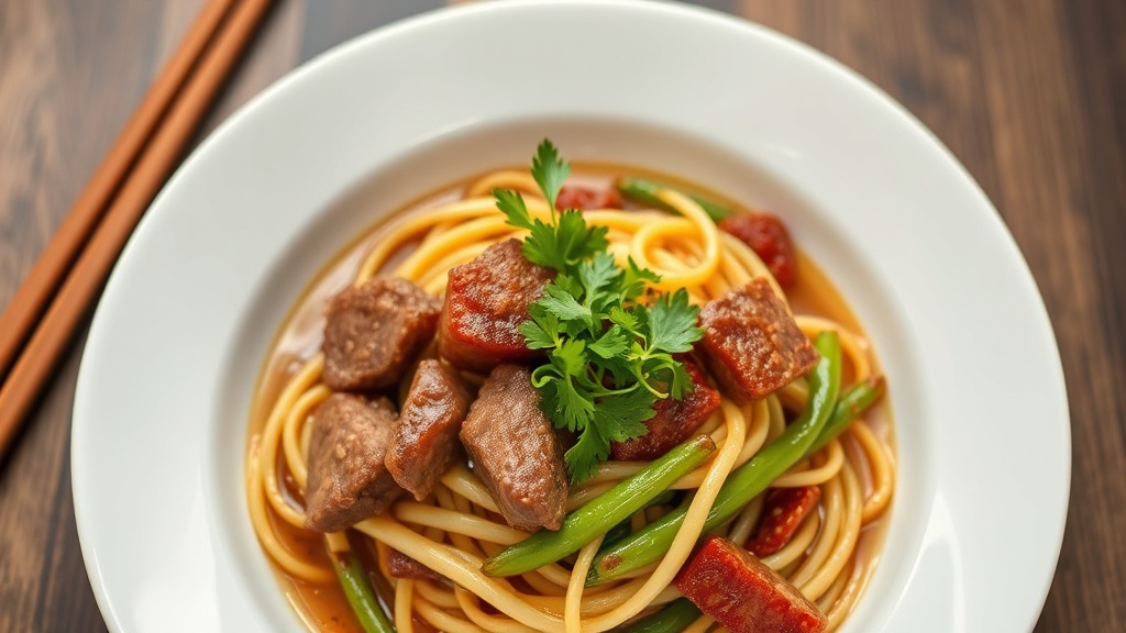 Beef Ramen Stir-Fry with Edamame