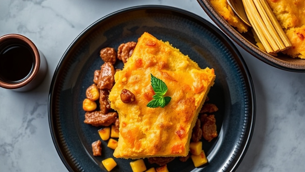 Beefy Cornbread Casserole