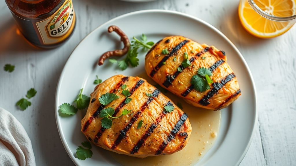 Beer-Infused Grilled Chicken with Citrus Marinade