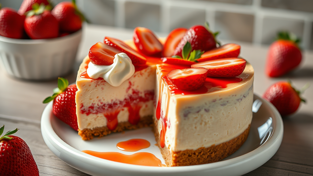 Ben & Jerry's Strawberry Cheesecake (Copycat Recipe)