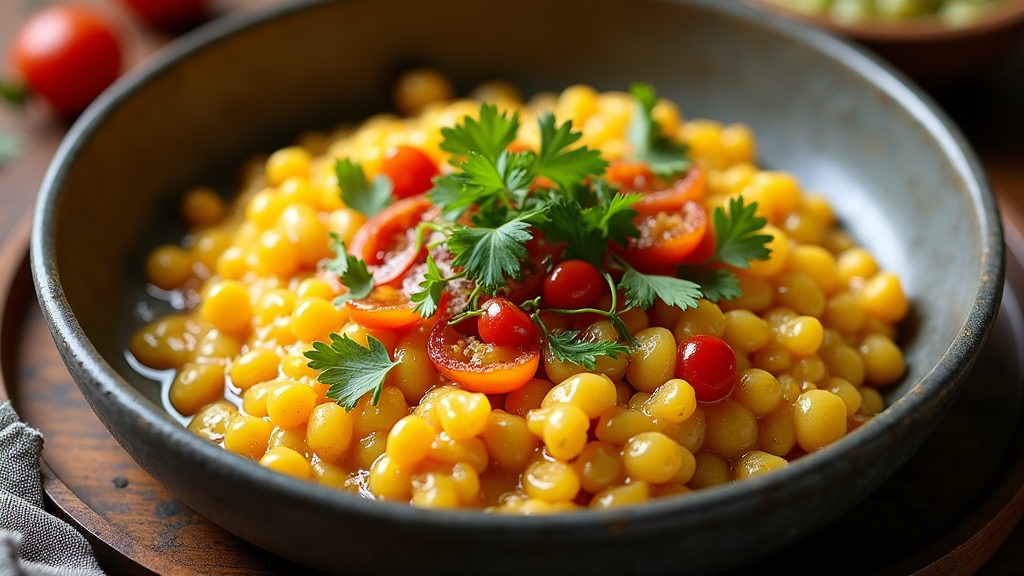 Besan and Toor Dal Khichdi