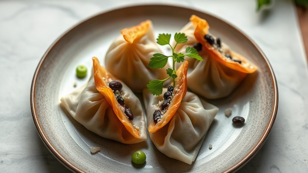 Black Bean Wontons