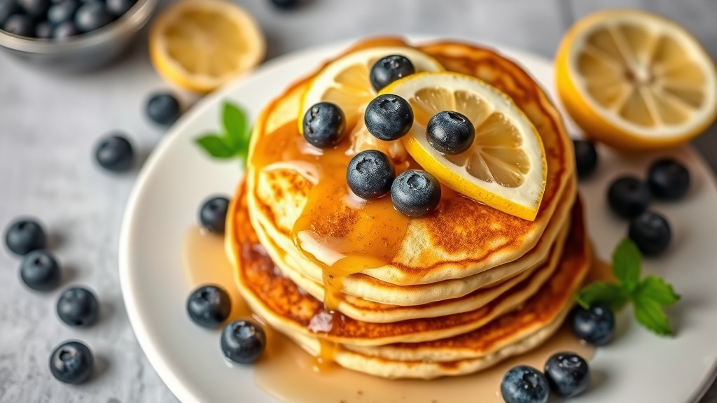 Blueberry Lemon Pancakes