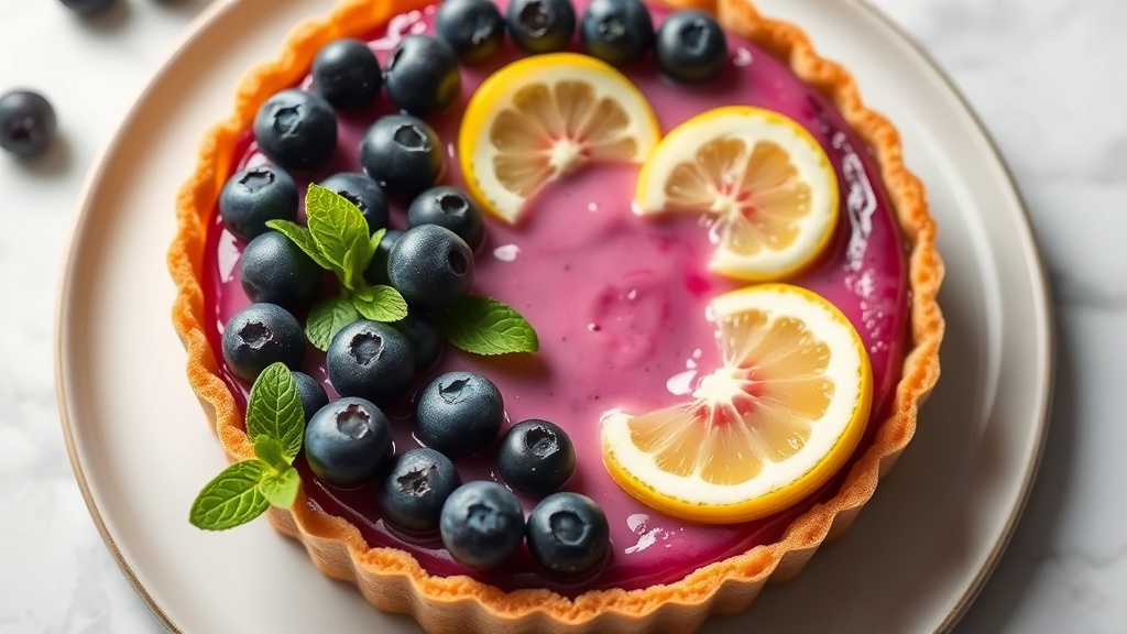 Blueberry Lemon Tart