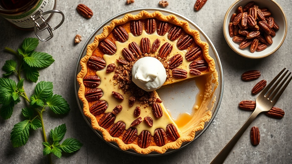Bourbon Maple Pecan Pie