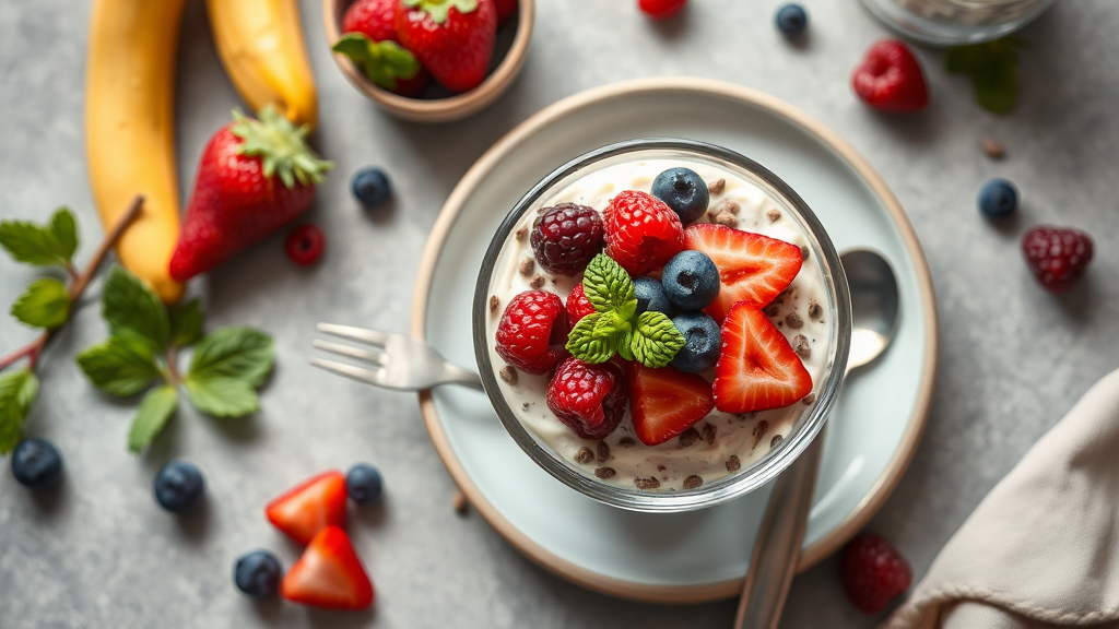 Brain-Boosting Berry Chia Parfait