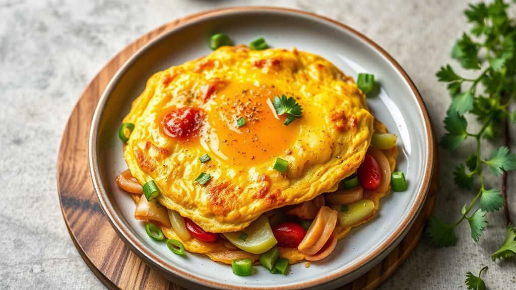 Brown Sugar Celery Omelette