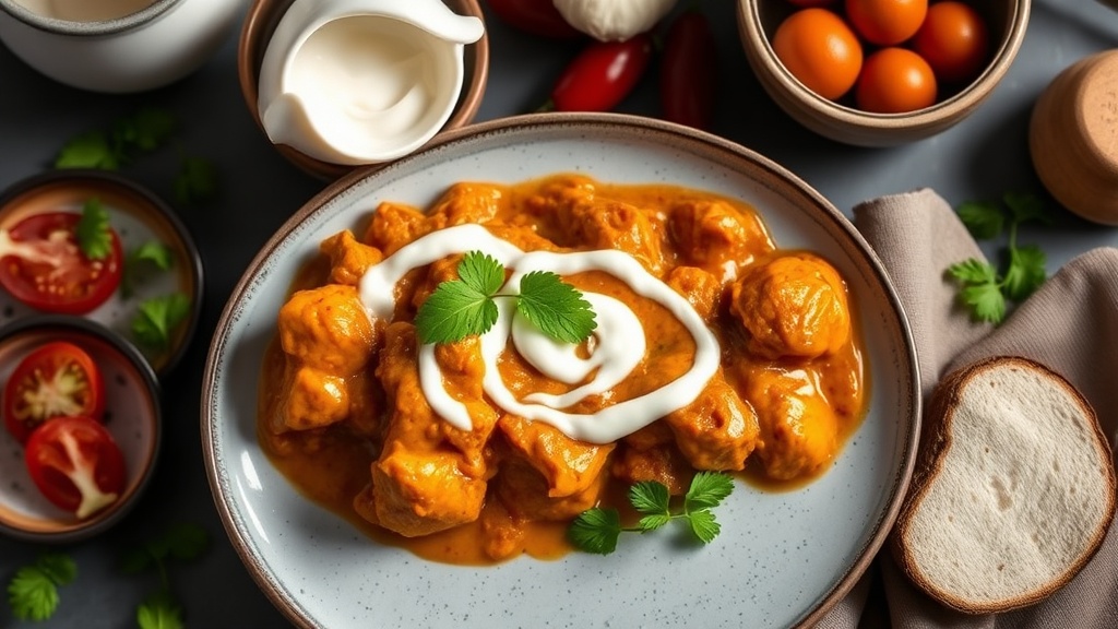 Butter Chicken Masala with Coconut Cream
