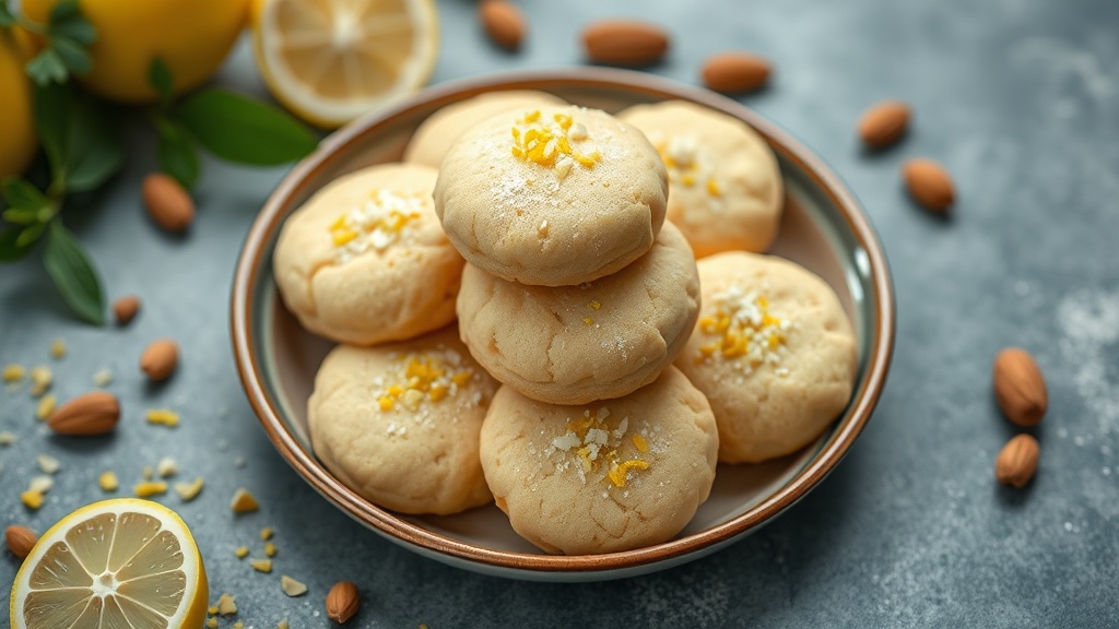Butter Cookies with Lemon Zest and Almond (Creative Touch)