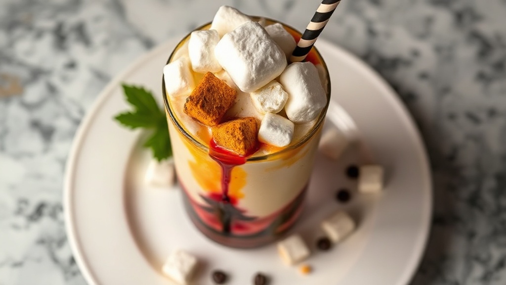 Campfire S'mores Float