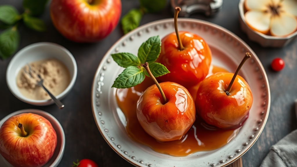 Candied Pink Lady Apples