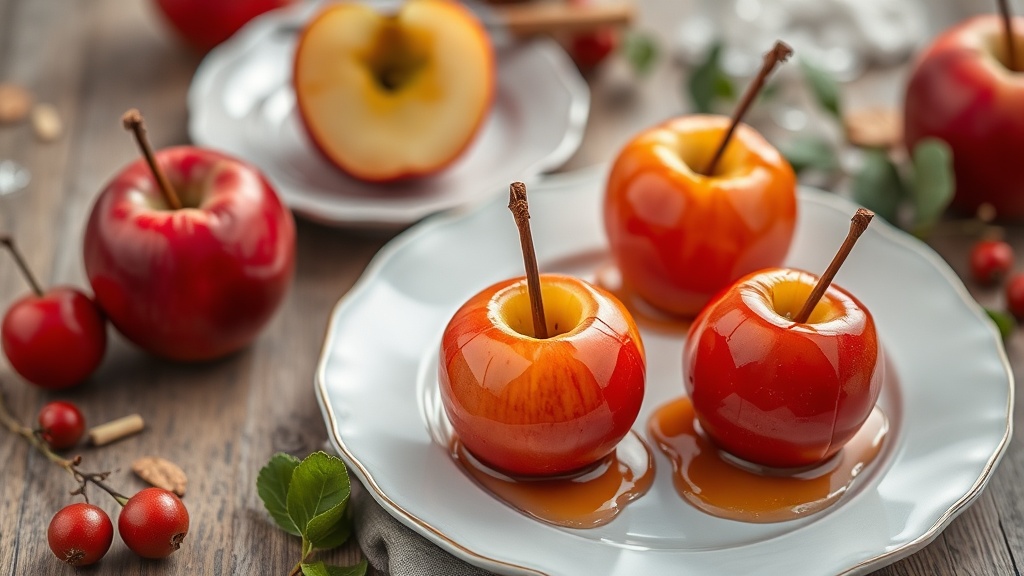 Candied Pink Lady Apples