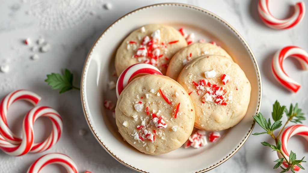 Candy Cane Cookies with a Twist