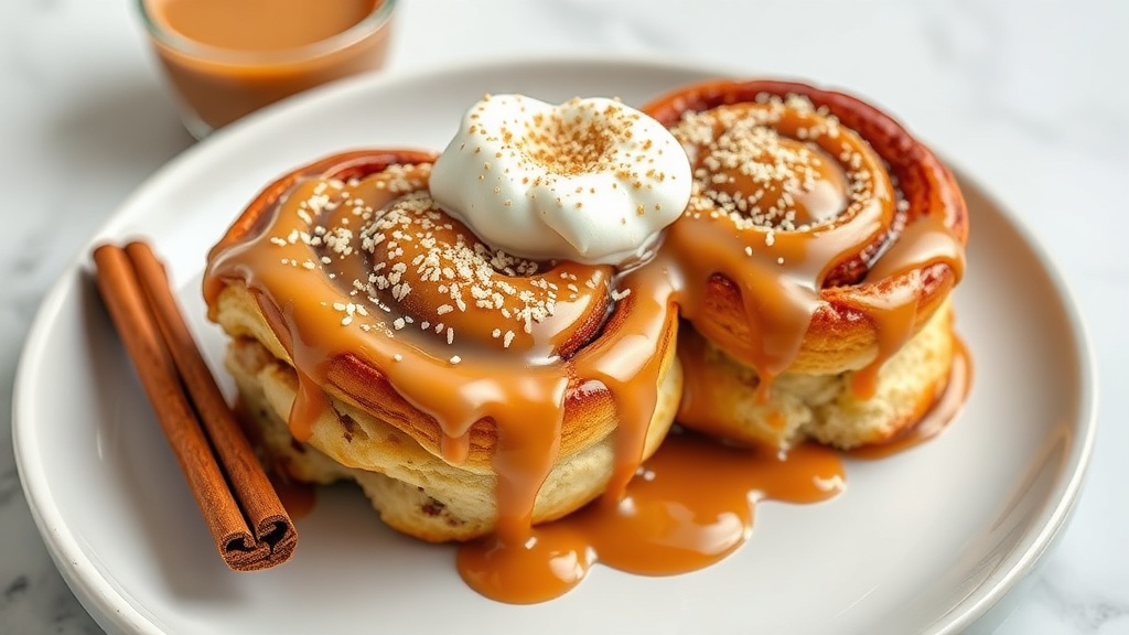 Caramel Latte Cinnamon Rolls