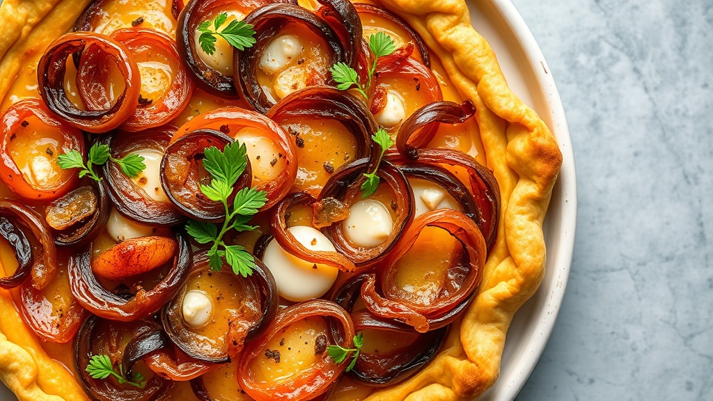 Caramelized Onion and Goat Cheese Tart