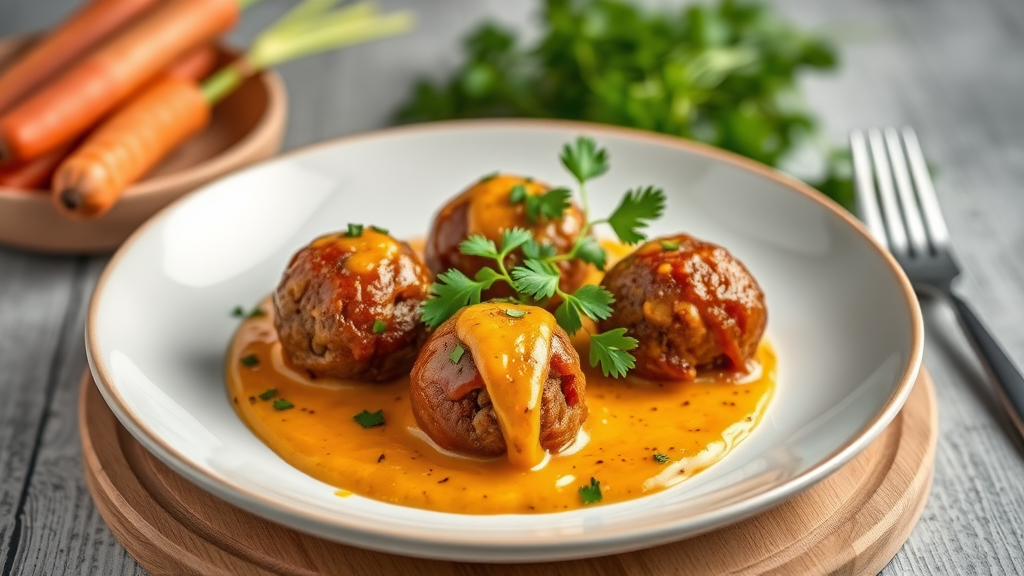 Carrot Cheese Meatballs