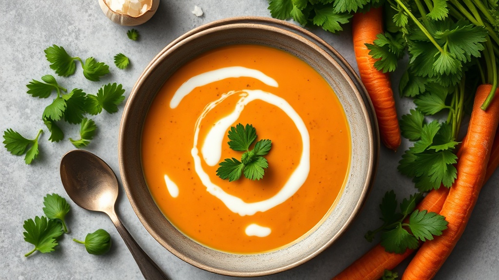 Carrot Coconut Thai Curry Soup