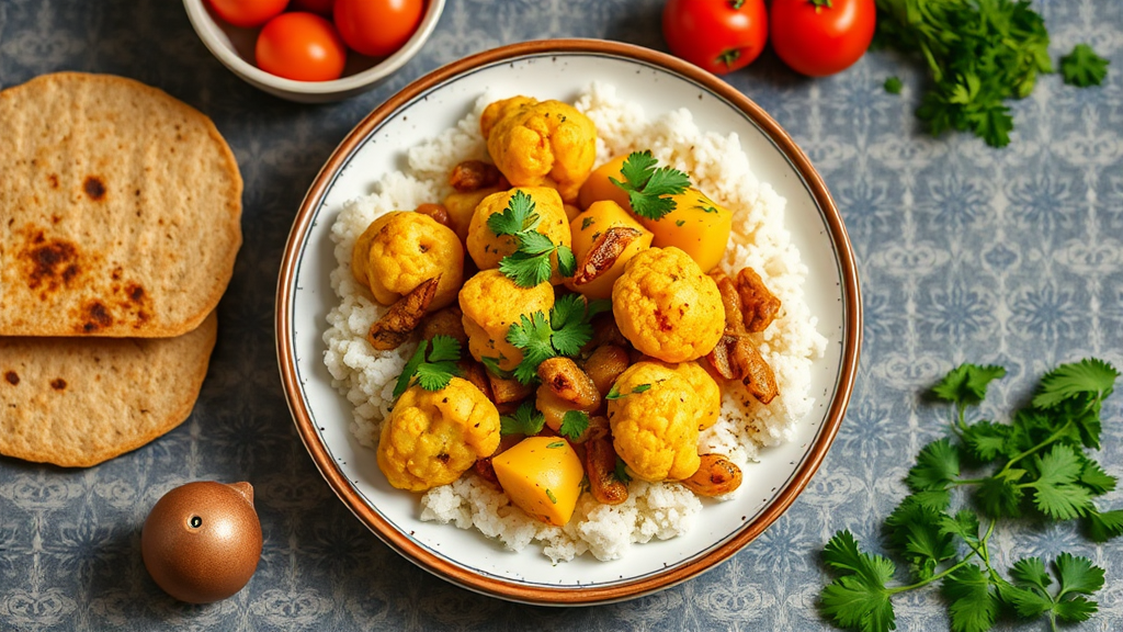 Cauliflower and Potato Curry