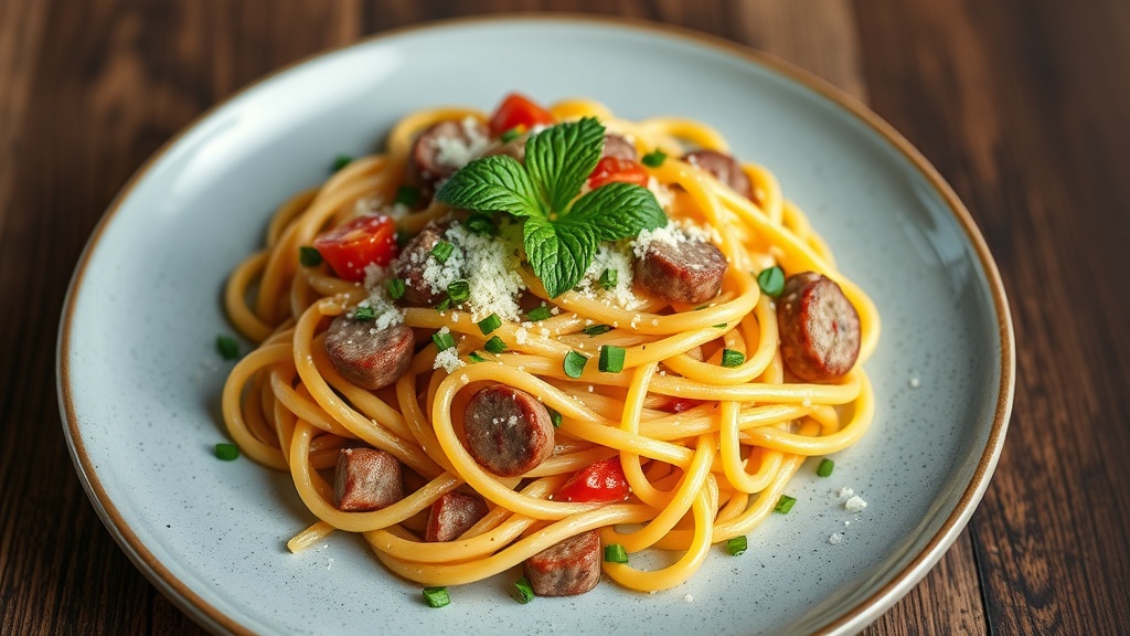 Cheddar Jalapeño Sausage Pasta