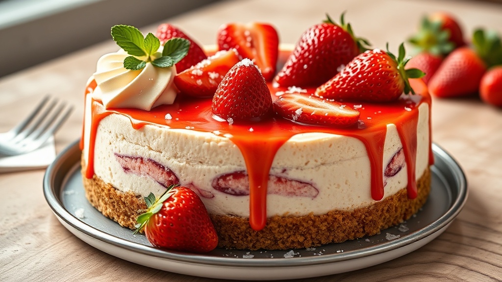 Cheesecake Factory's Fresh Strawberry Cheesecake (Copycat Recipe)