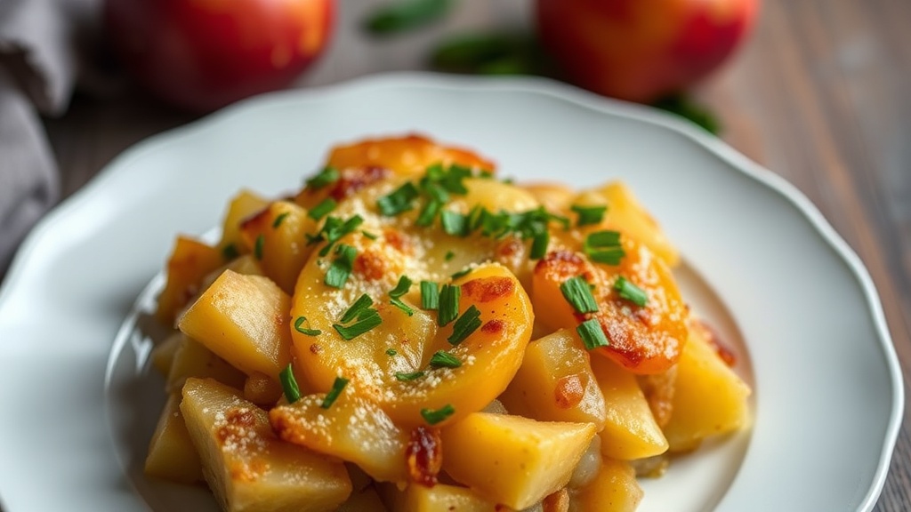 Cheesy Apple-Potato Bake