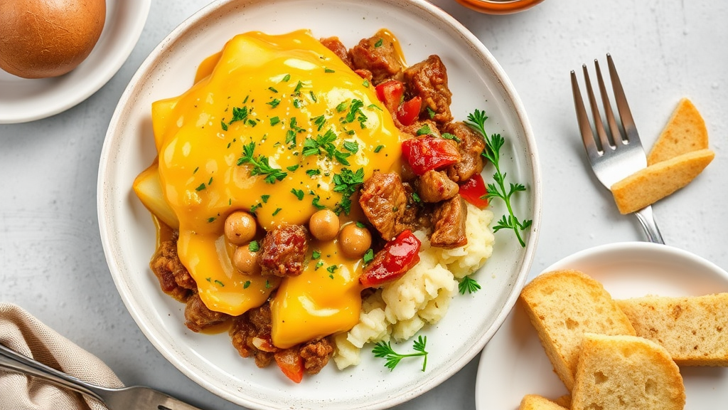 Cheesy Beef and Potato Casserole